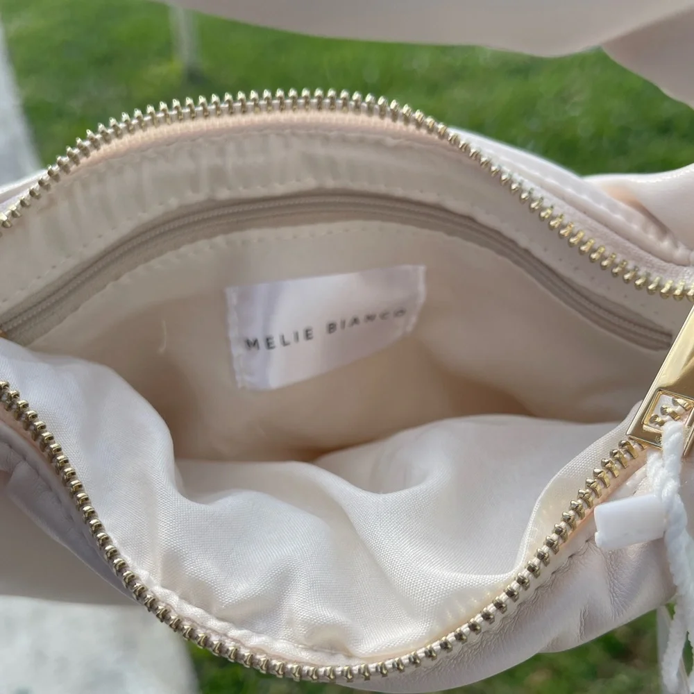 MELIE BIANCO Alexandra Vegan Top Handle Bag In Cream - Picture 2 of 16